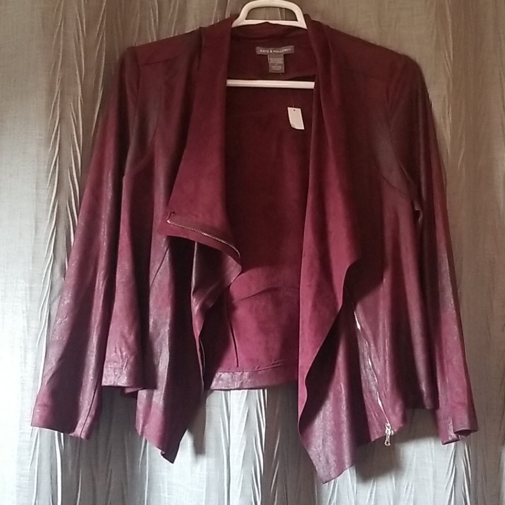 Kate and Mallory faux leather jacket